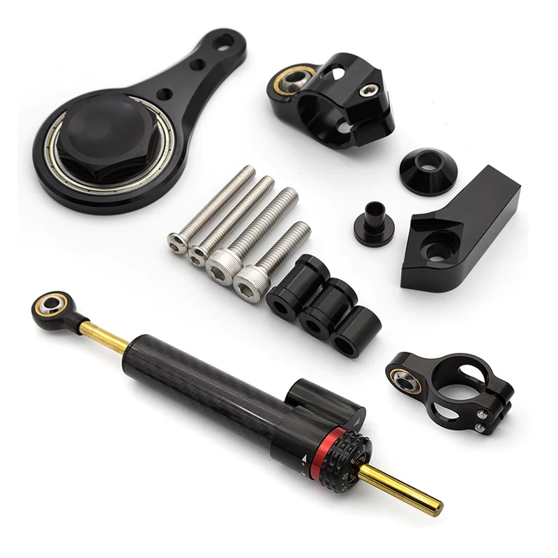 For Kawasaki Ninja ZX-6R ZX636 - Steering Damper Stabilizer Kit Cnc 评论和价格