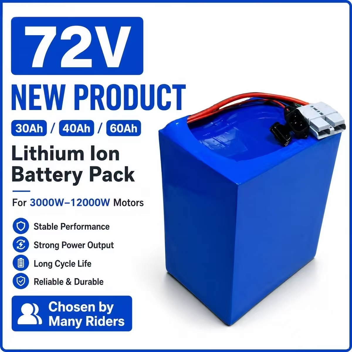 72V 30Ah 40AH 60Ah lithium ion - 72V 30Ah Lifepo4 Battery Pack 评论和价格